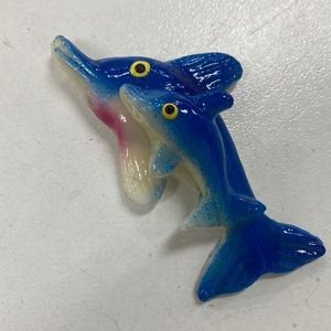 Dolphin with baby magnet